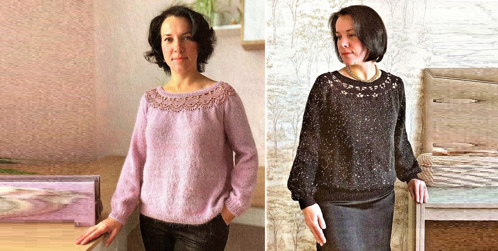 Пуловер спицами для женщин со схемами и описанием: 12 моделей