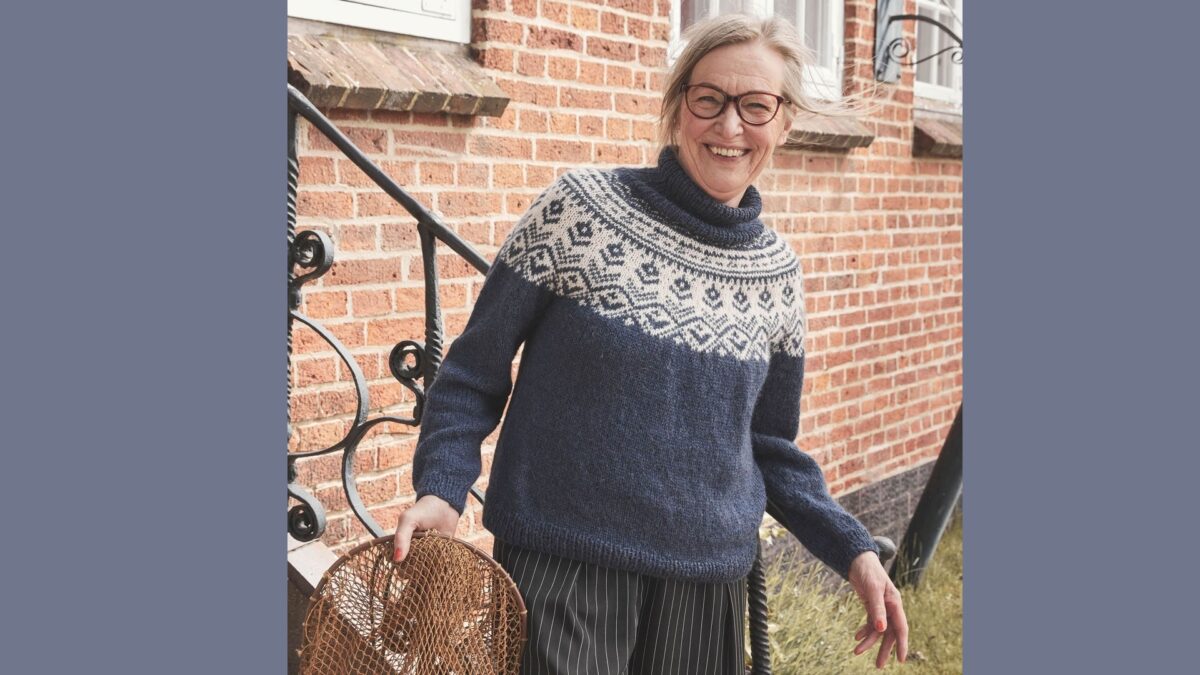 Пуловер в скандинавском стиле