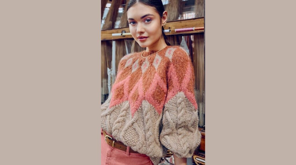 Пуловер  «Праздничный фейерверк»