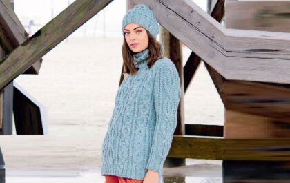 вязаный пуловер