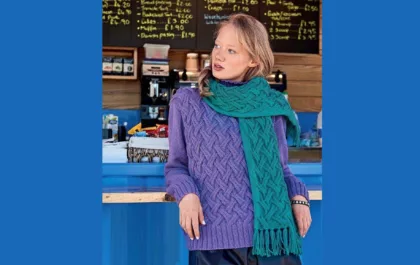 вязаный пуловер