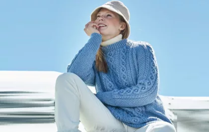 вязаный пуловер