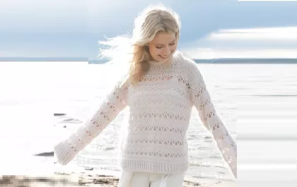 вязаный пуловер