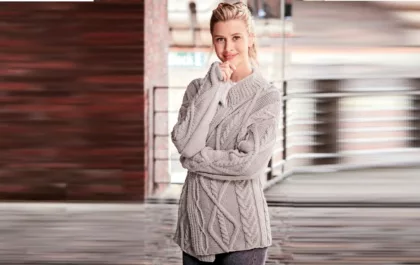 вязаный кардиган