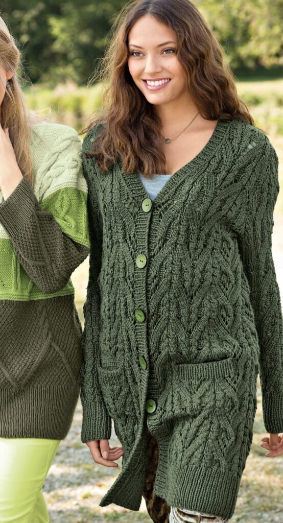 knitted cardigan