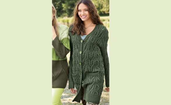 knitted cardigan