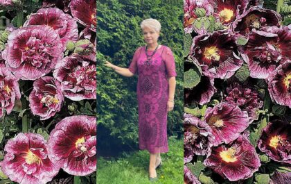 вязаное платье