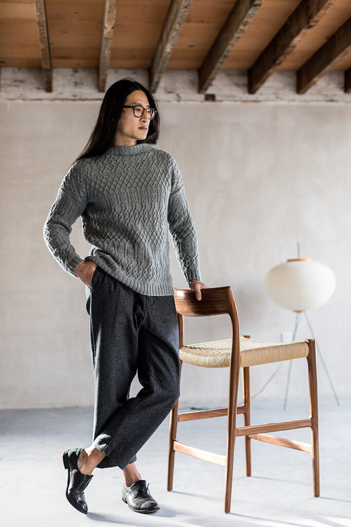 knitted pullover