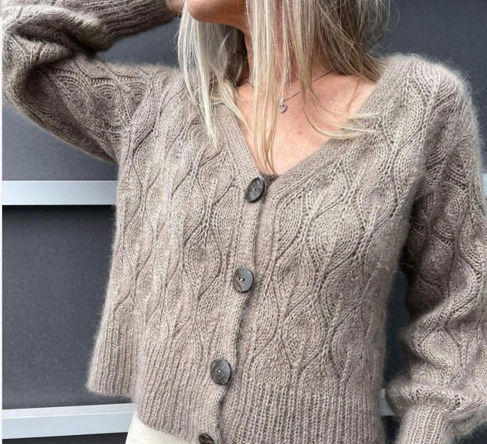 knitted cardigan