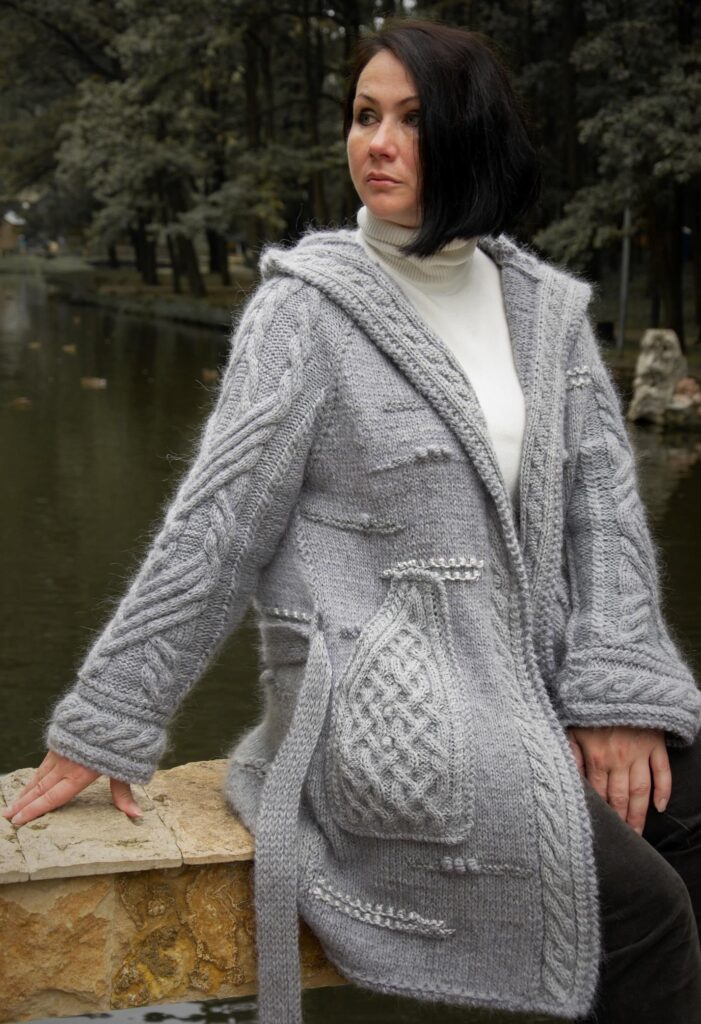 knitted cardigan