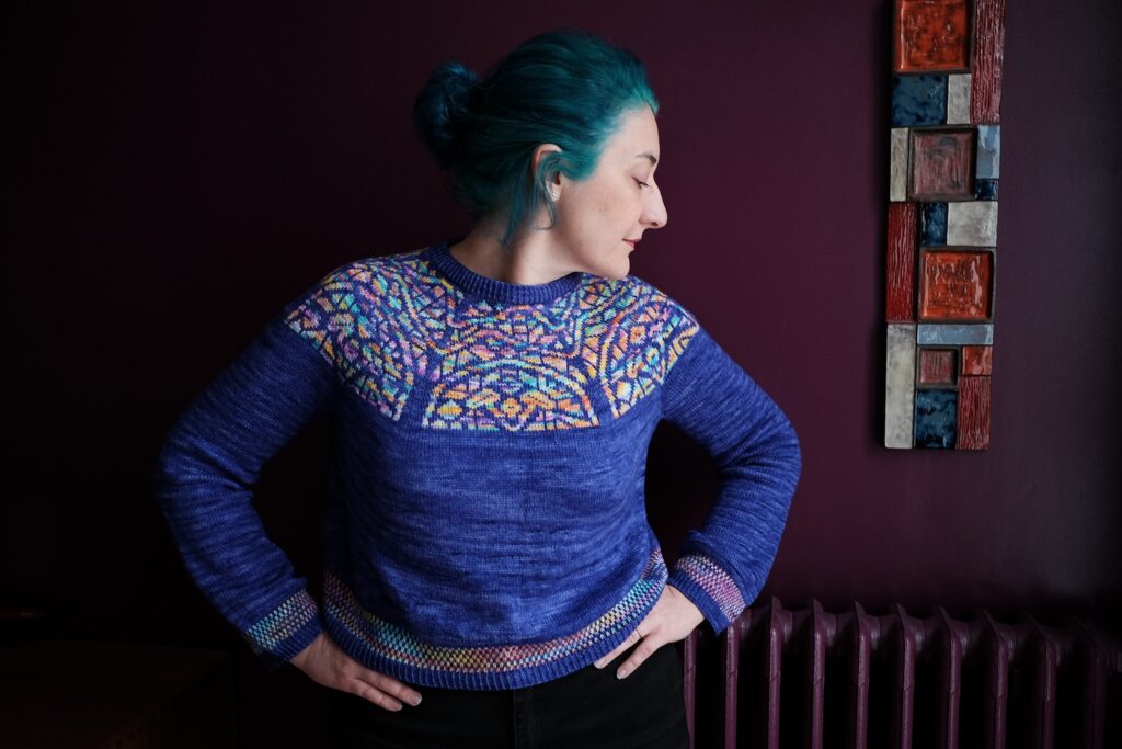 knitted pullover