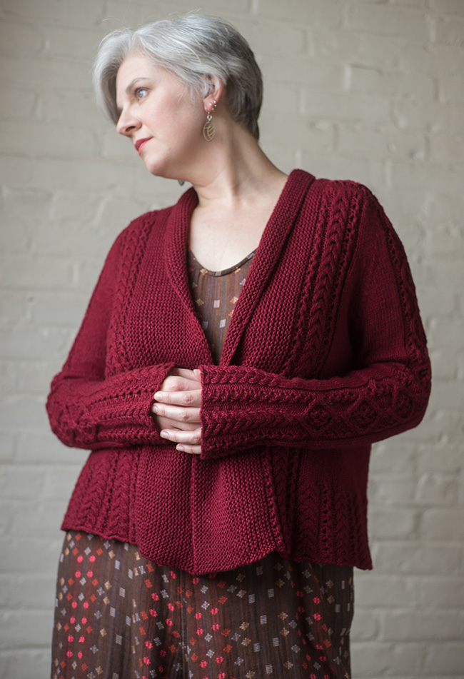 knitted cardigan