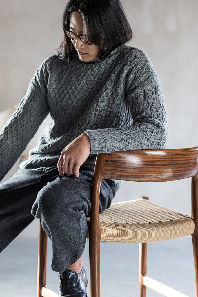 knitted pullover