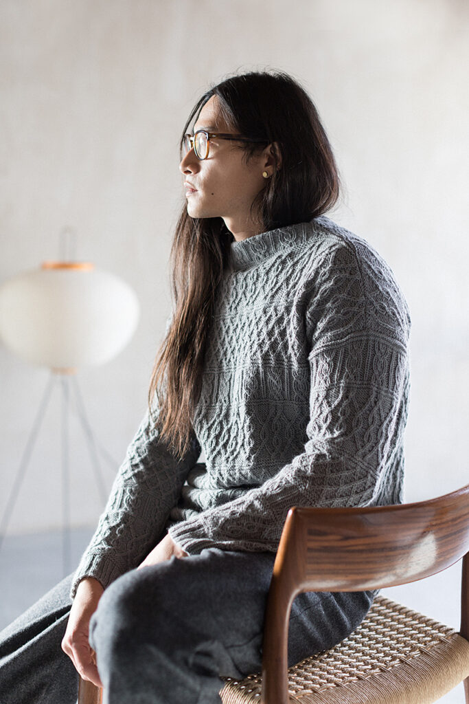 knitted pullover