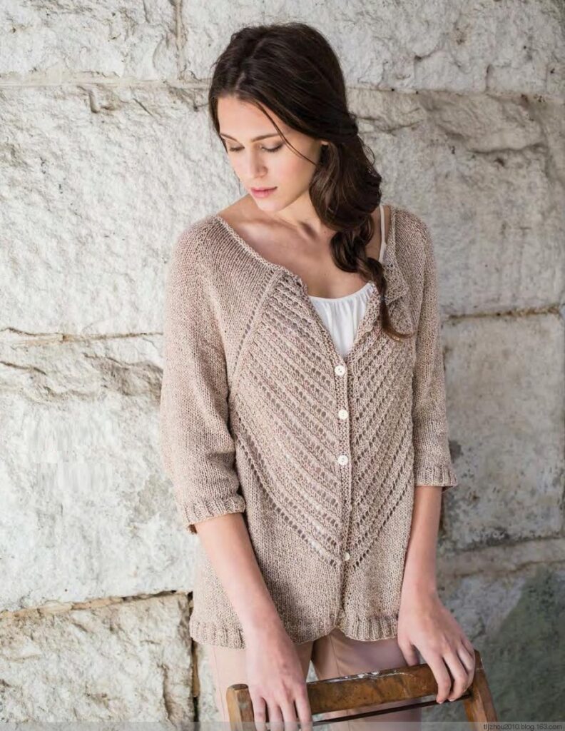 knitted cardigan