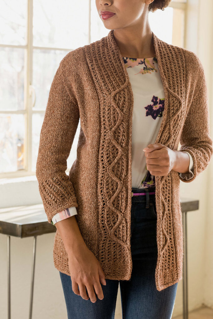 knitted cardigan