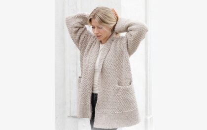 knitted cardigan