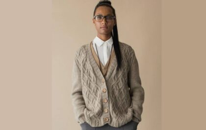 knitted cardigan