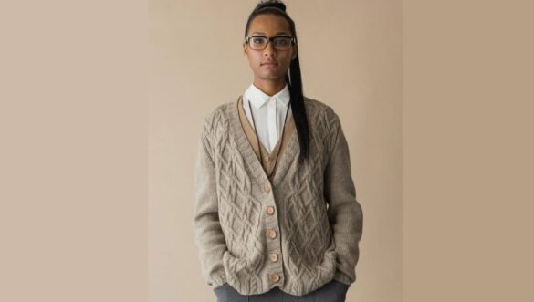 knitted cardigan