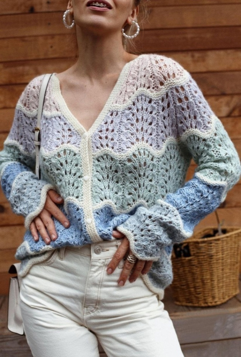 knitted cardigan