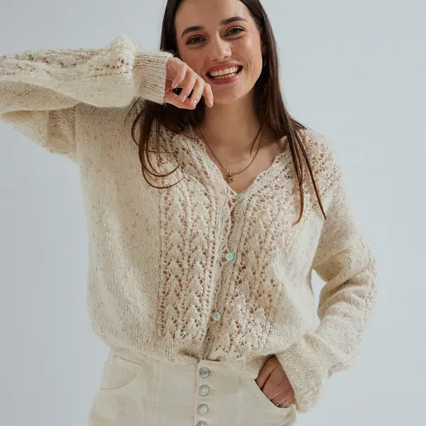 knitted cardigan