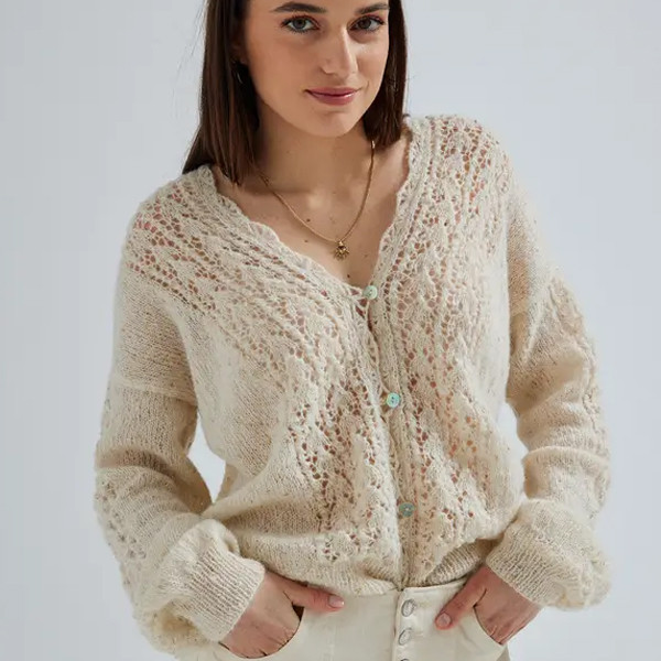 knitted cardigan