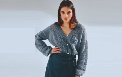 knitted cardigan