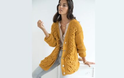 knitted cardigan