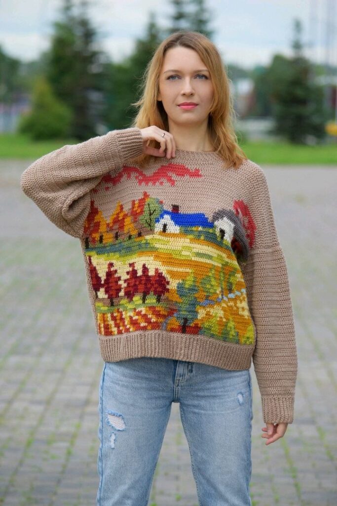 knitted pullover