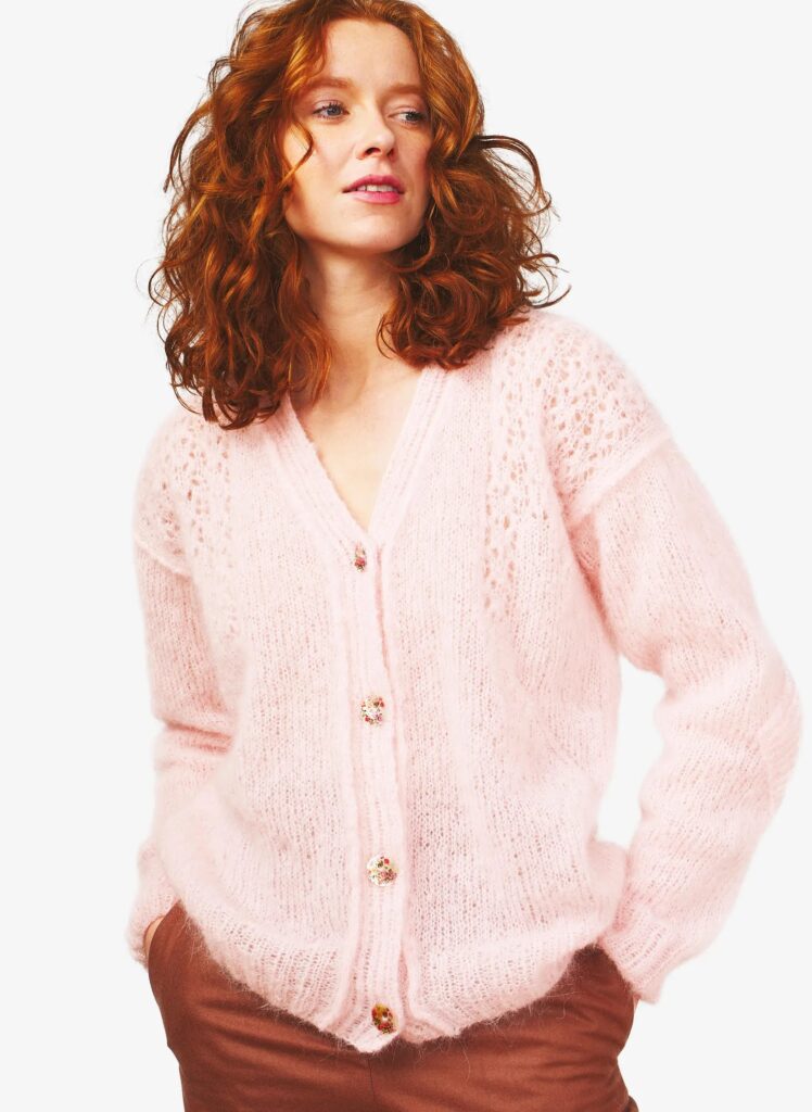 knitted cardigan