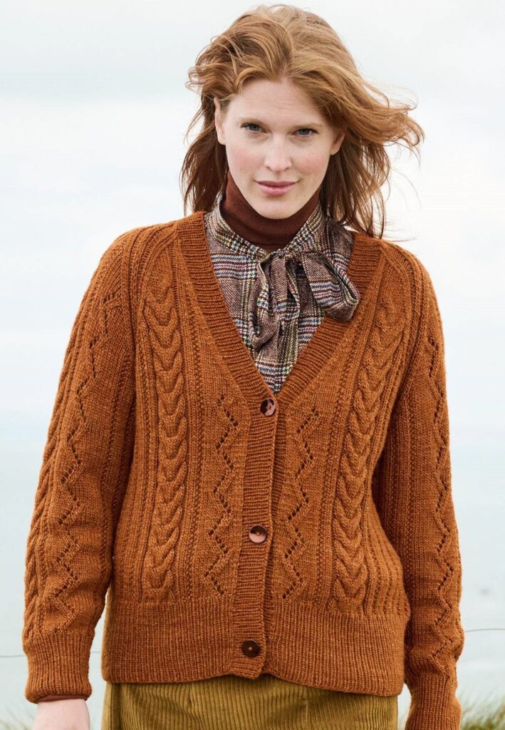 knitted cardigan