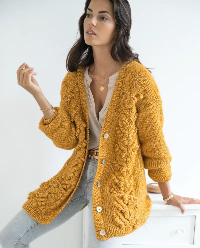 knitted cardigan