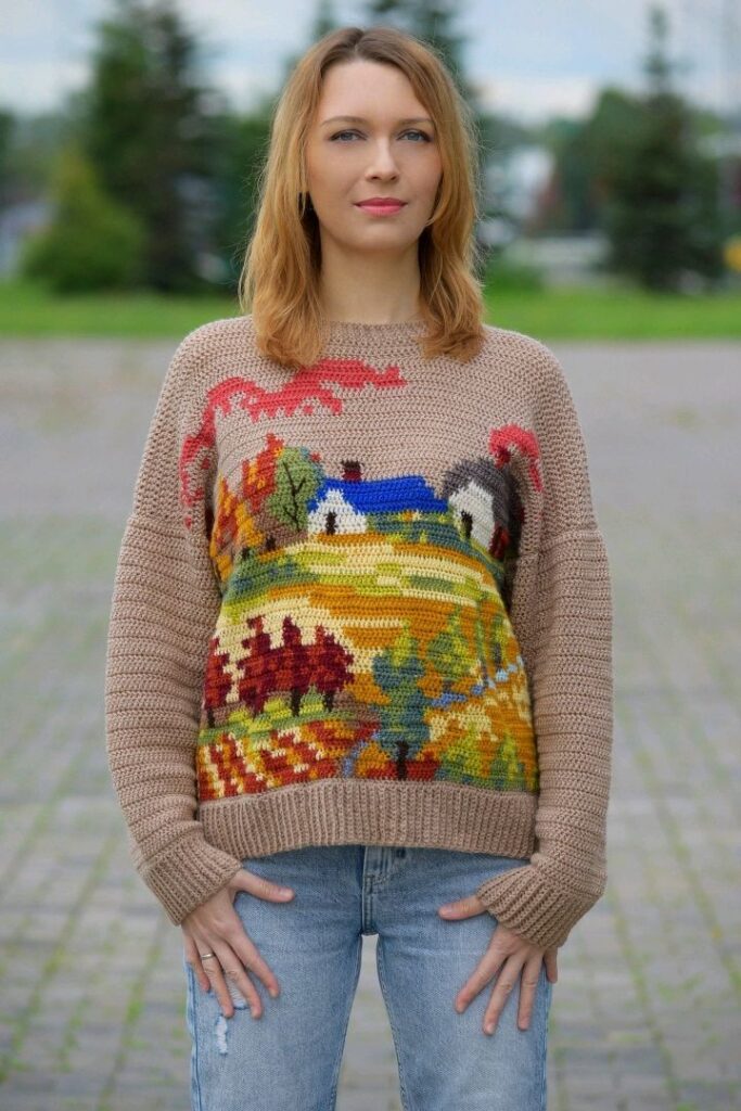 knitted pullover