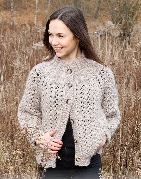 knitted cardigan