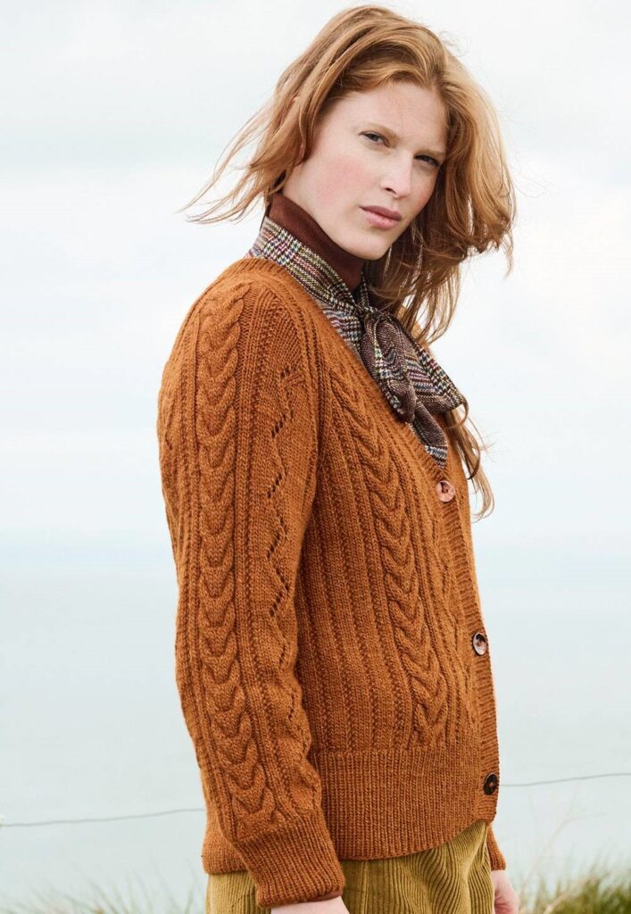 knitted cardigan