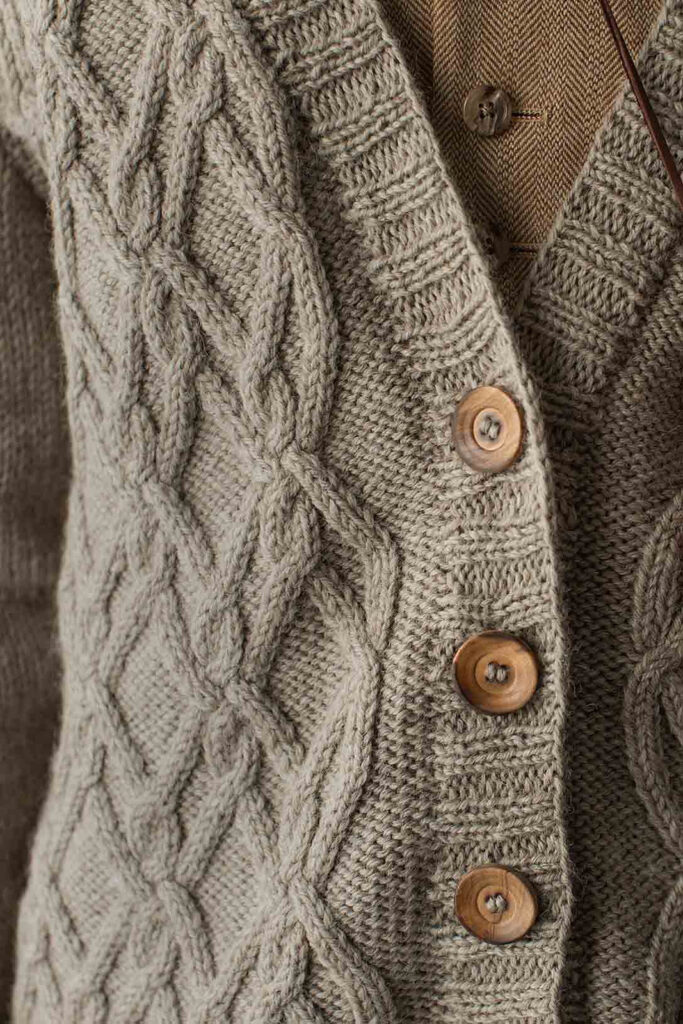 knitted cardigan