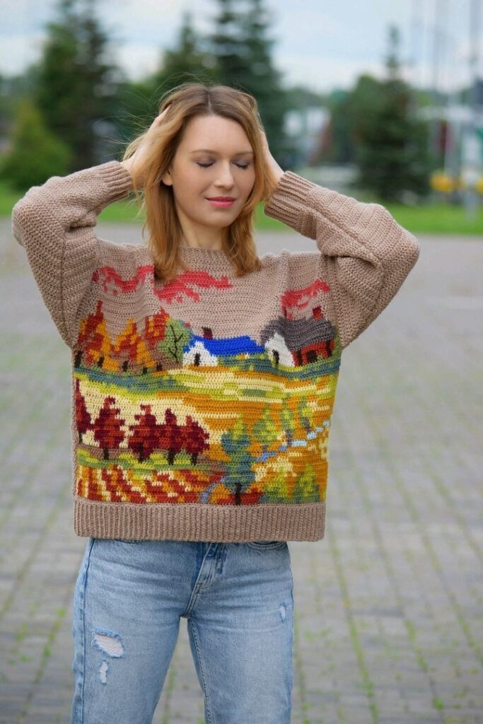 knitted pullover