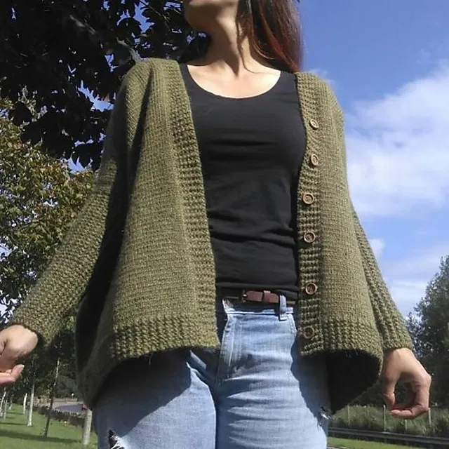 knitted cardigan