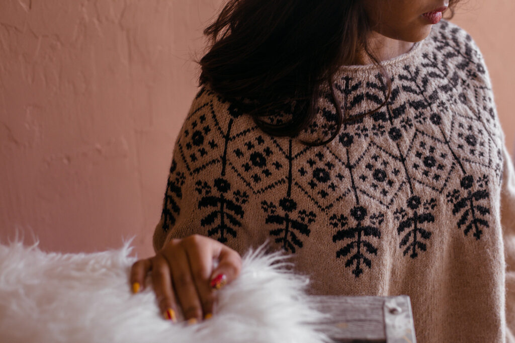 knitted pullover