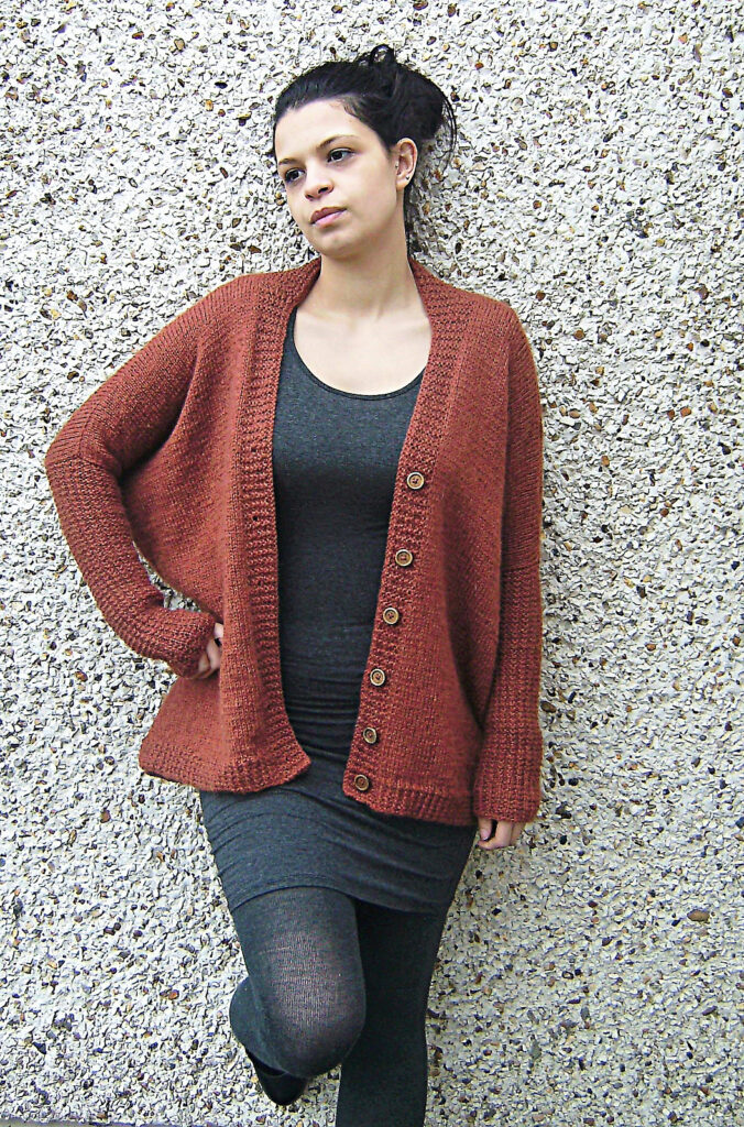 knitted cardigan