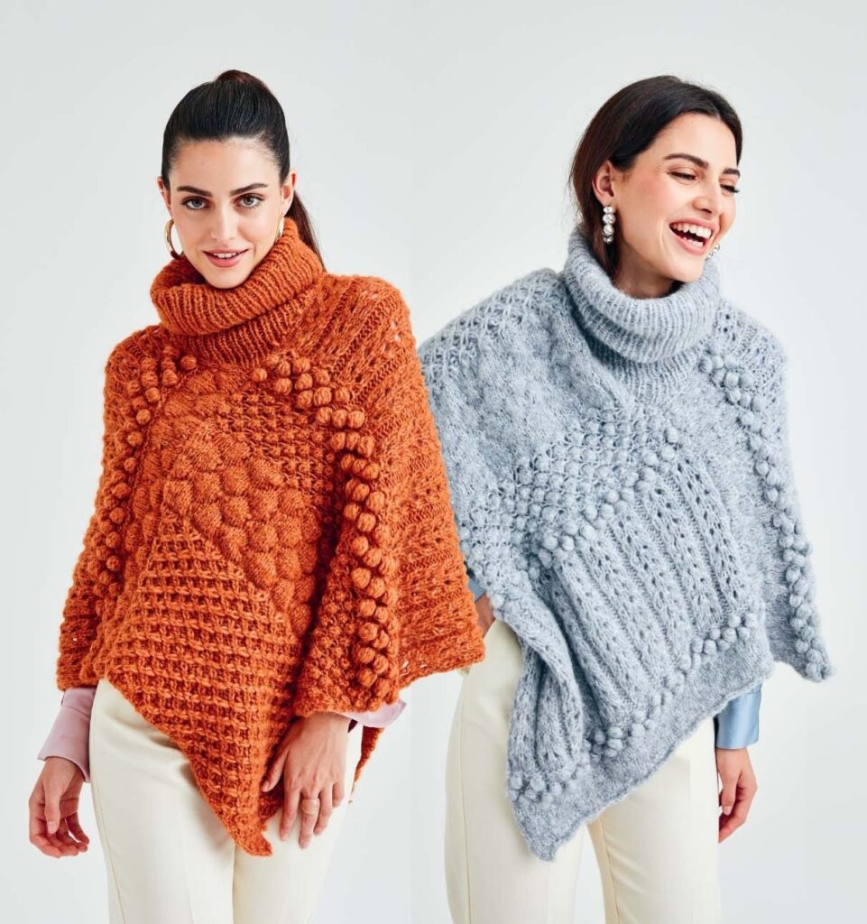 knitted poncho