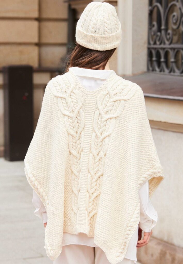 knitted poncho