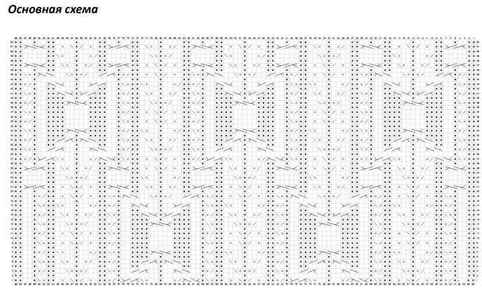 схема вязания спицами