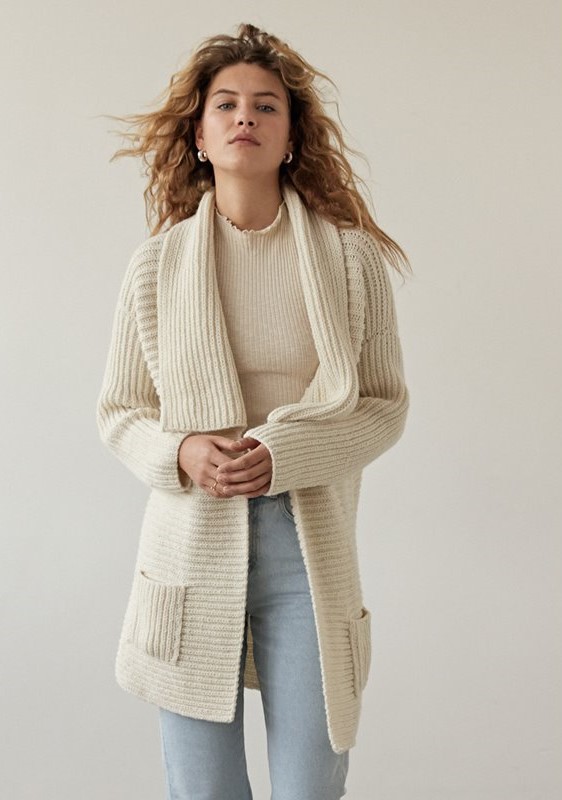 knitted cardigan