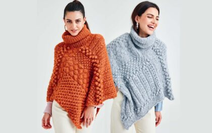 knitted poncho