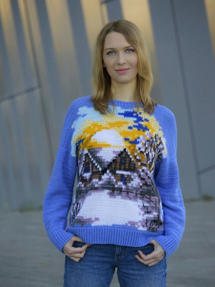 knitted pullover