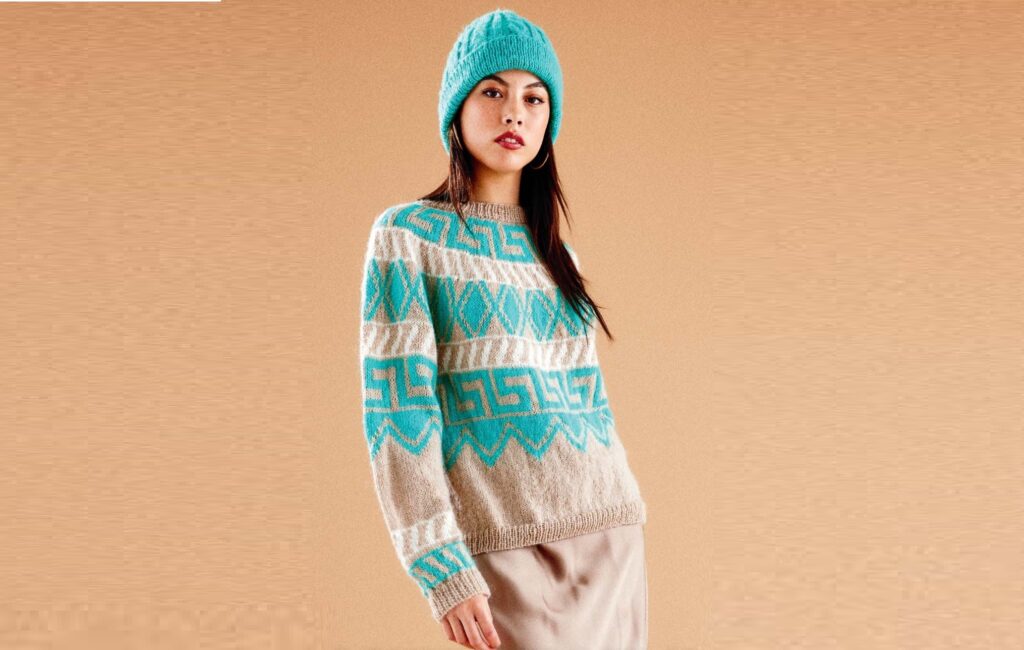 Jacquard pullover