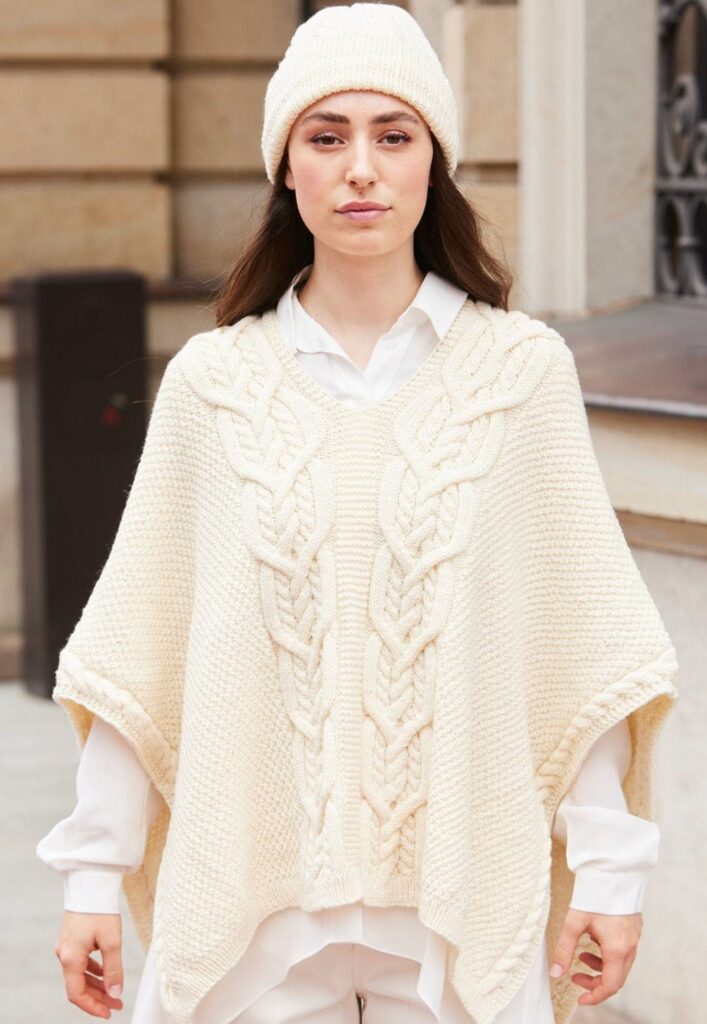 knitted poncho