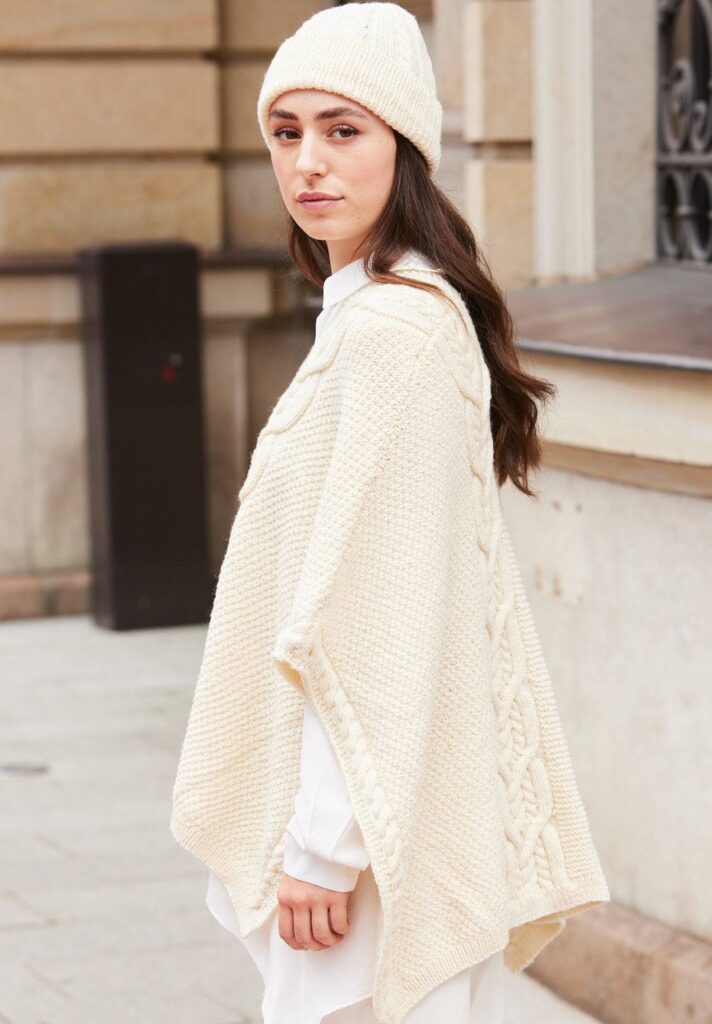 knitted poncho