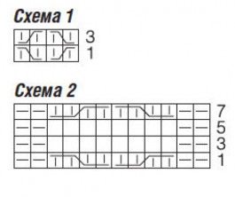 схема вязания спицами